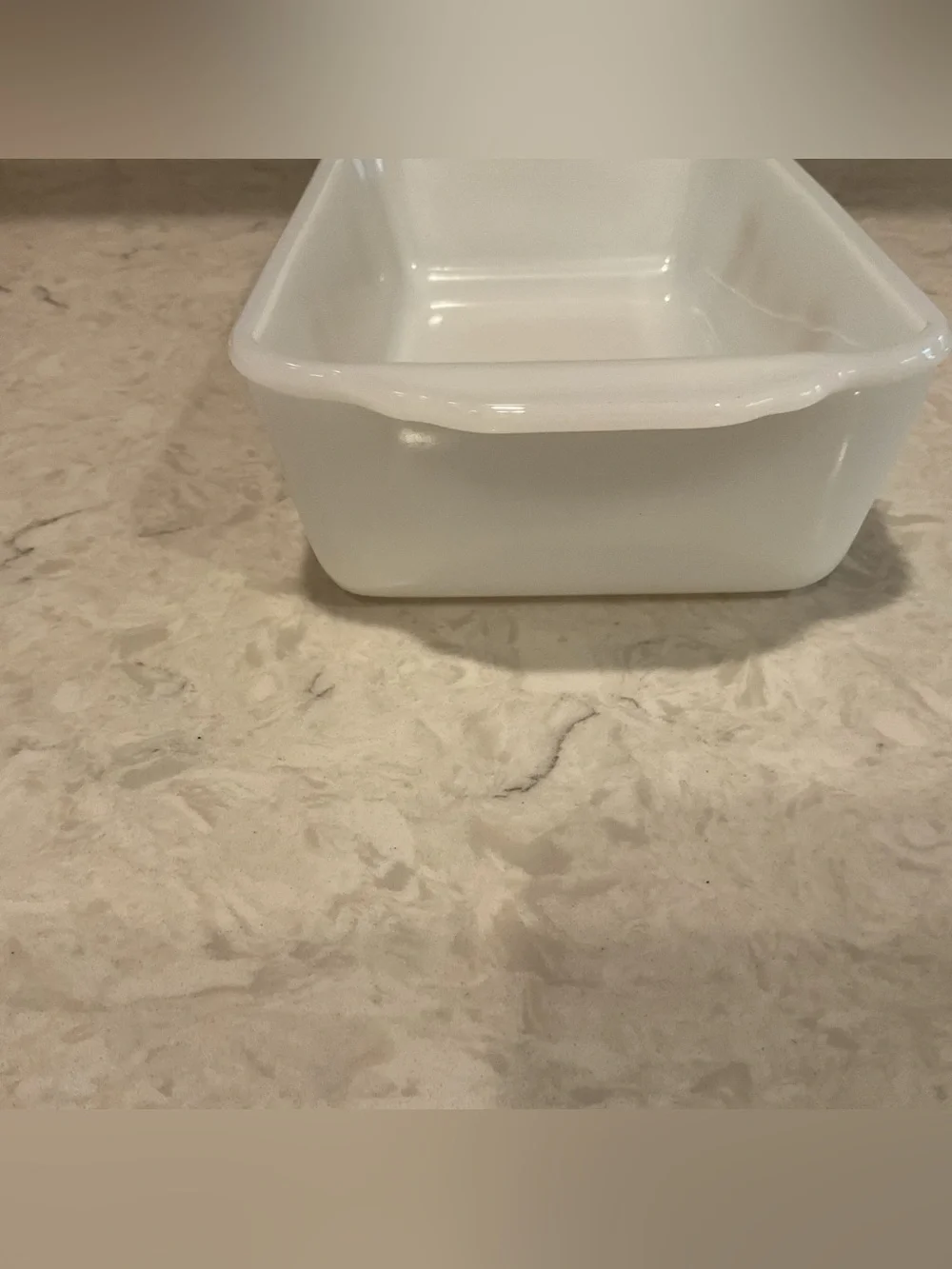 Vintage Fire King 1960s Milk Glass “Sheaves of Wheat” Loaf Pan Casserole